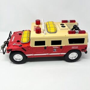 2000's Tonka Fire Hummer Emergency Vehicle Toy Truck Large Scale